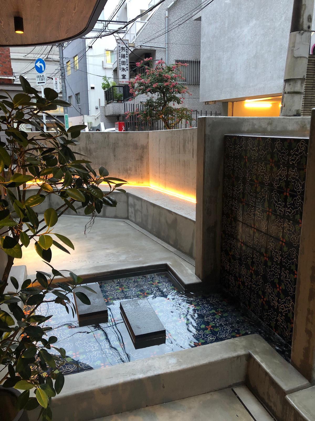 Fontain in Tokyo