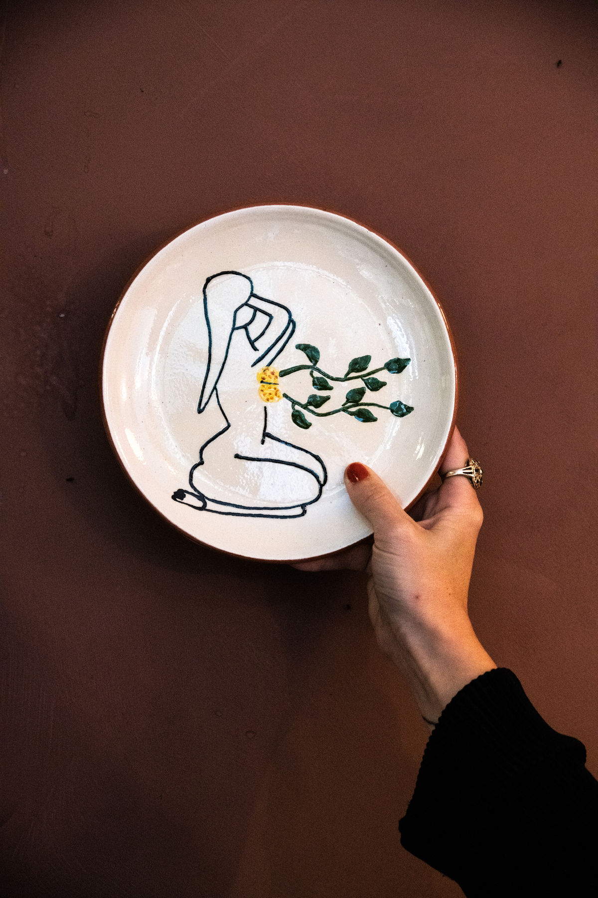 VENUS Ceramic plate Paris